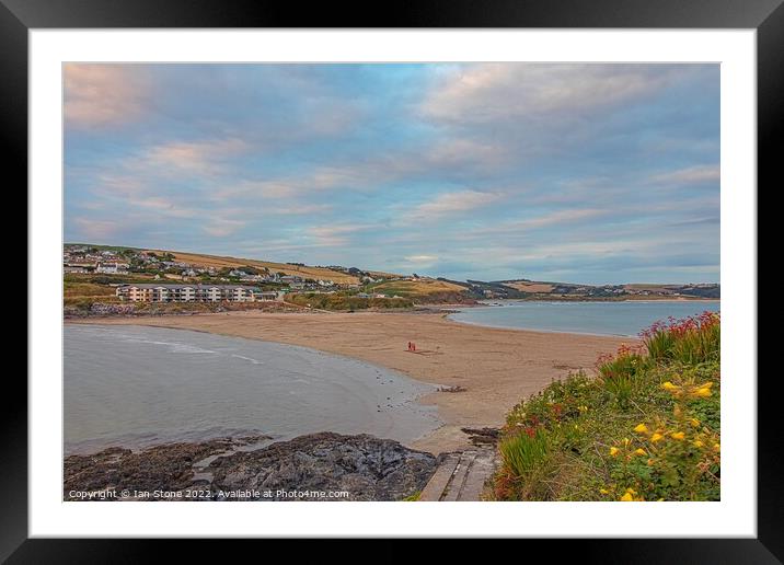 A view from Burgh island  Framed Mounted Print by Ian Stone