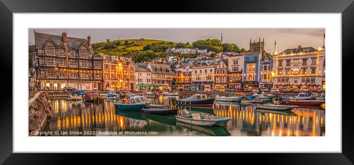 A Serene Night in Dartmouth Framed Mounted Print by Ian Stone