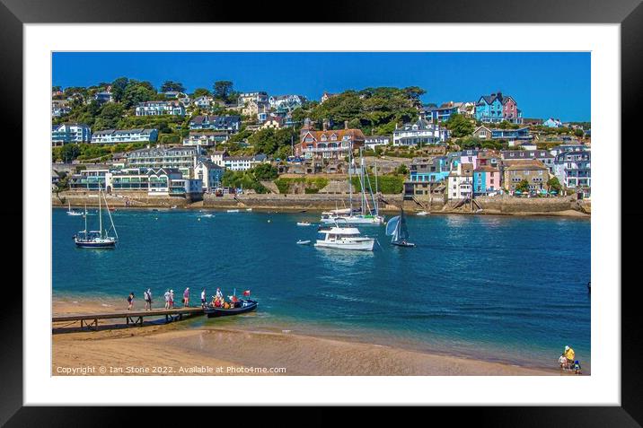 Summertime at Salcombe  Framed Mounted Print by Ian Stone