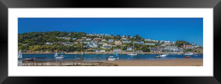 Salcombes Majestic Panorama Framed Mounted Print by Ian Stone