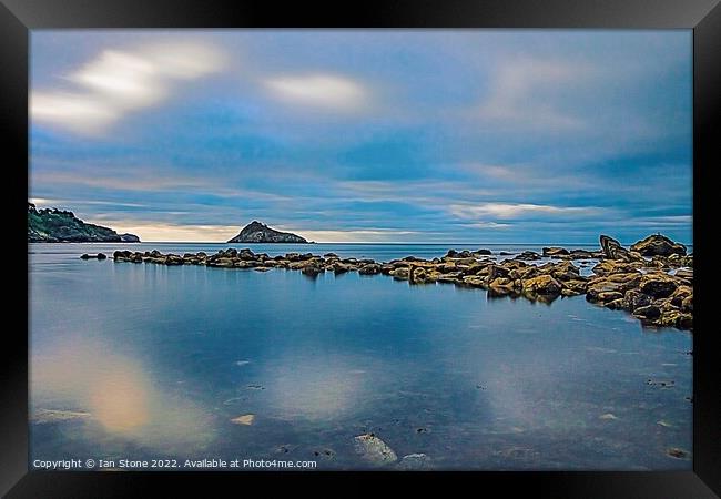 Magnificent Thatcher Rock Framed Print by Ian Stone