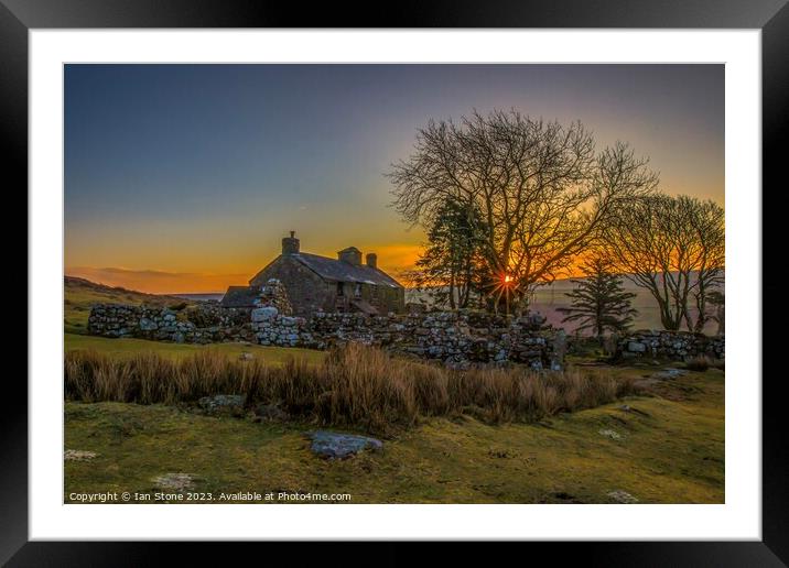 Majestic Sunrise on Dartmoor Framed Mounted Print by Ian Stone