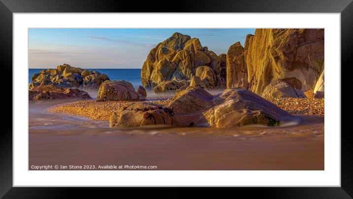 Blackpool Sands Framed Mounted Print by Ian Stone