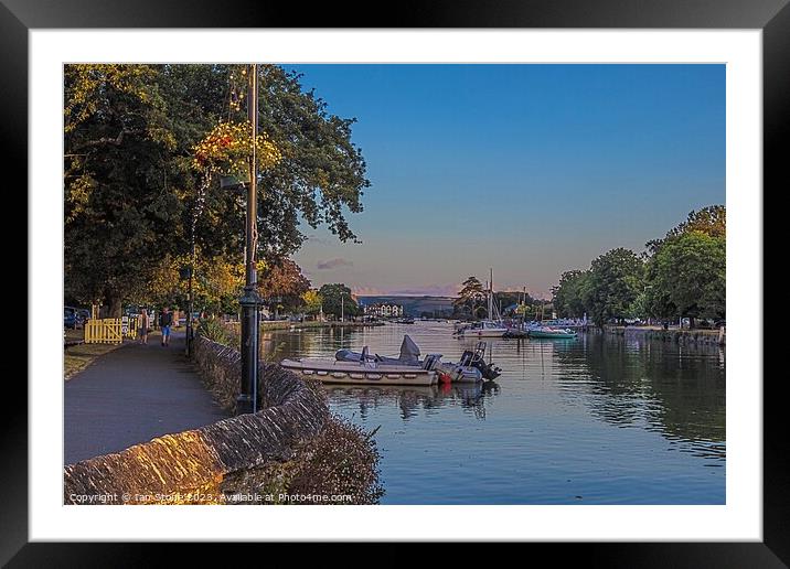 Last of the evening sun Framed Mounted Print by Ian Stone