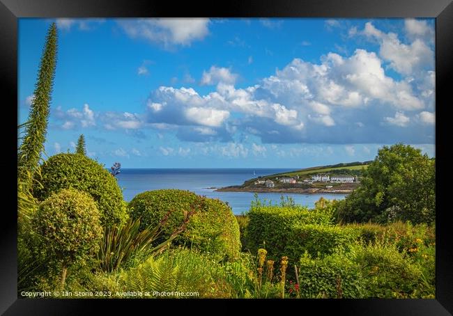 Portscatho in Cornwall  Framed Print by Ian Stone