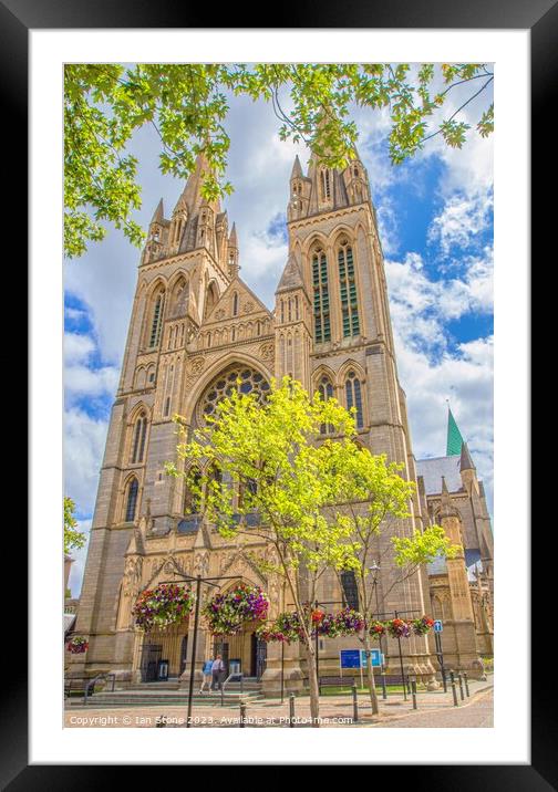 Truro Cathedral  Framed Mounted Print by Ian Stone