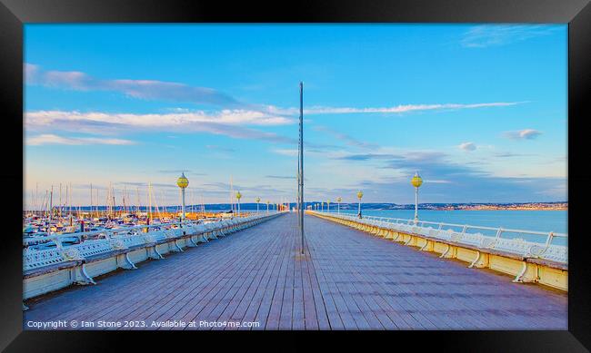 Torquay’s Princess Pier Framed Print by Ian Stone