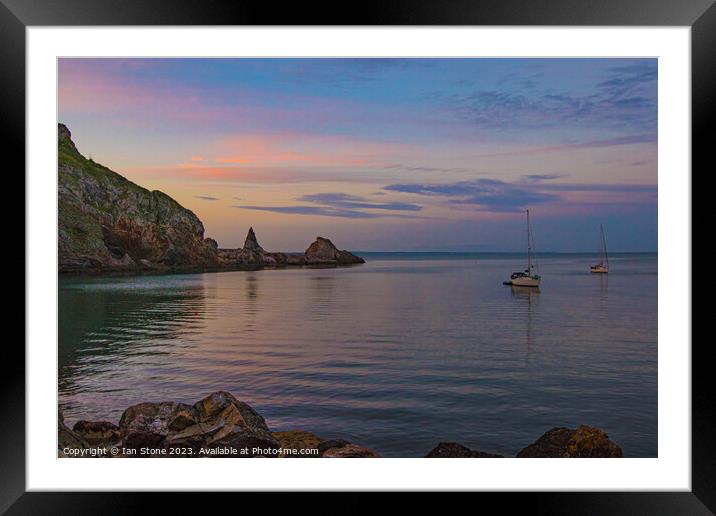 Sunset at Anstey’s Cove Framed Mounted Print by Ian Stone
