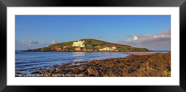 Burgh Island Panorama  Framed Mounted Print by Ian Stone
