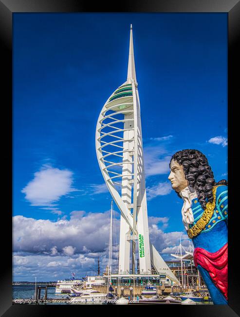 Spinnaker Tower Framed Print by Ian Stone