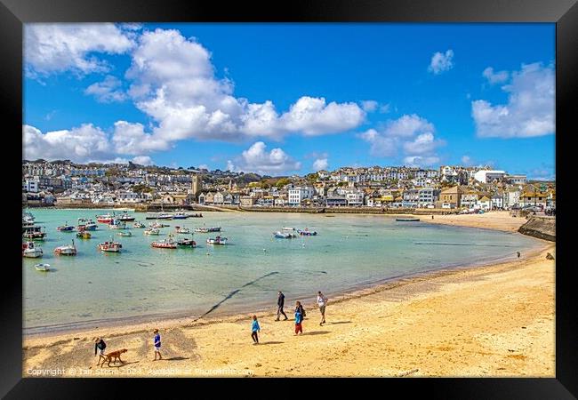 St.Ives Framed Print by Ian Stone