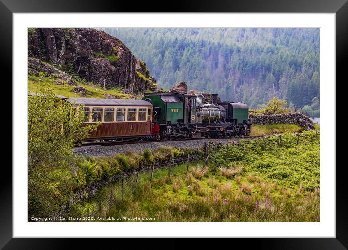 Welsh Highland Railway , North Wales. Framed Mounted Print by Ian Stone