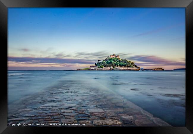 St. Michaels Mount, Cornwall. Framed Print by Ian Stone
