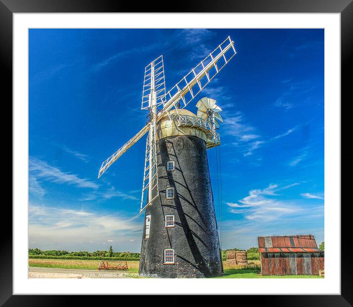 Windmill  Framed Mounted Print by Ian Stone