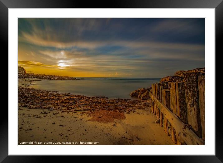 Majestic Sunrise over Sandy Cove Framed Mounted Print by Ian Stone