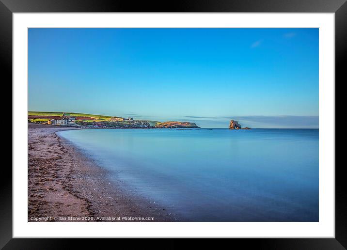 South Milton Sands,in Devon. Framed Mounted Print by Ian Stone