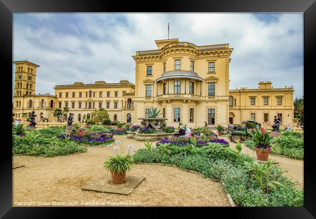 Osborne House  Framed Print by Ian Stone