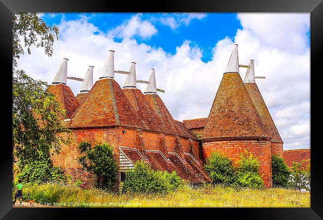 Rooftops Framed Print by Ian Stone