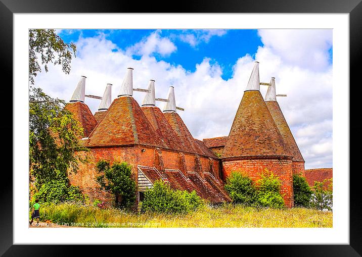 Rooftops Framed Mounted Print by Ian Stone