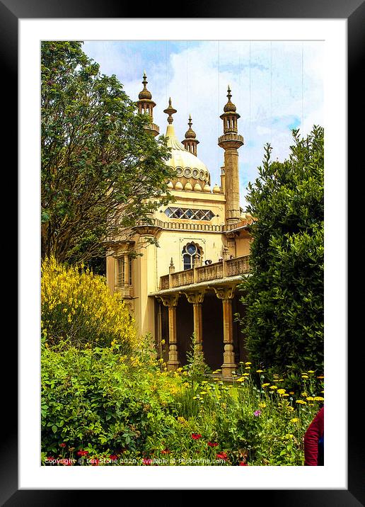 Brighton Pavilion glimpse  Framed Mounted Print by Ian Stone