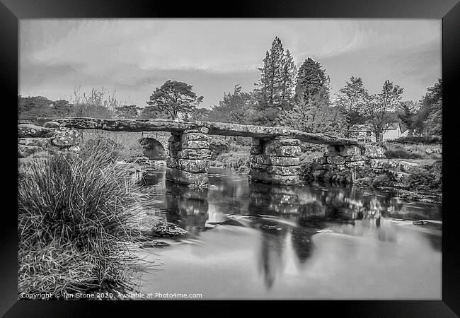 Dartmoor bridge  Framed Print by Ian Stone
