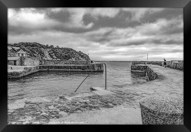 Charlestown Harbour ,Cornwall  Framed Print by Ian Stone