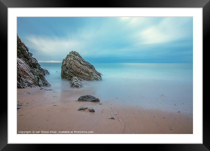 Devon beach  Framed Mounted Print by Ian Stone