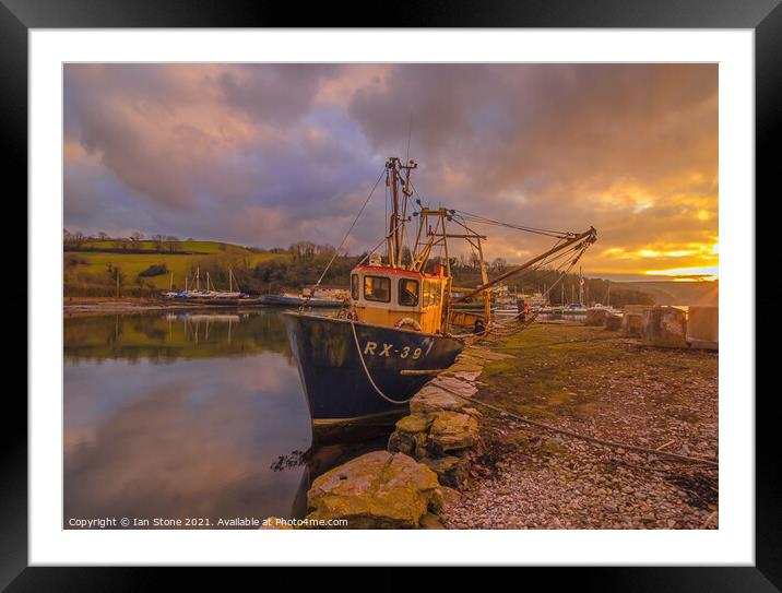 Serenity at Galmpton Creek Framed Mounted Print by Ian Stone