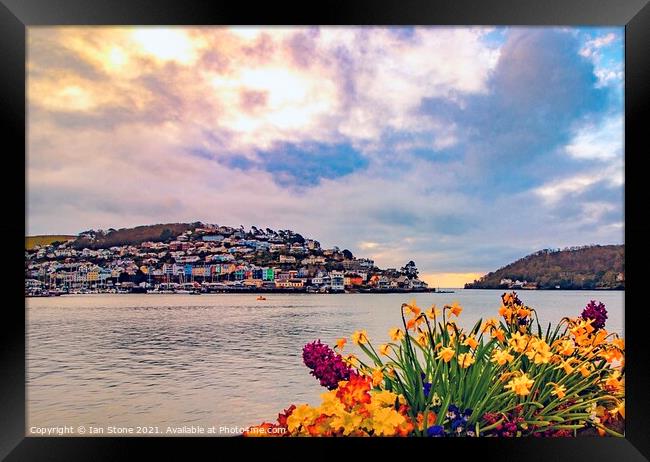 A view from Dartmouth  Framed Print by Ian Stone