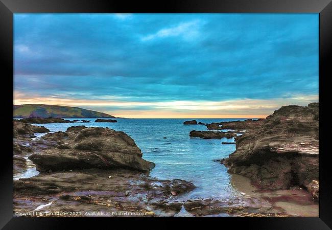 Devon Coast  Framed Print by Ian Stone