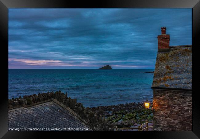 Wembury sky Framed Print by Ian Stone