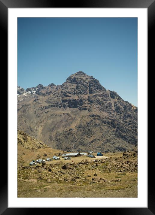 Cordillera de Los Andes Framed Mounted Print by Hemerson Coelho