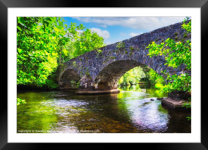 Stronvar Bridge Balquhidder Framed Mounted Print by Rosaline Napier