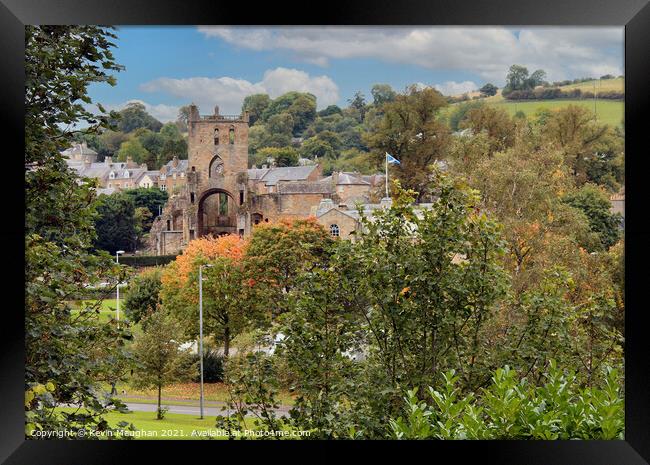 Jedburgh Abbey  Framed Print by Kevin Maughan