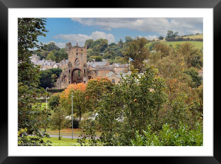 Jedburgh Abbey  Framed Mounted Print by Kevin Maughan