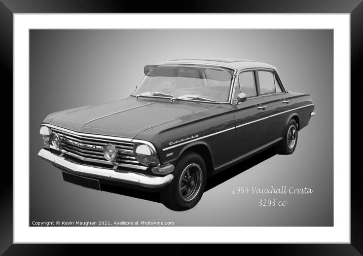 1964 Vauxhall Cresta Framed Mounted Print by Kevin Maughan