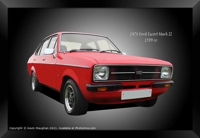 1979 Ford Escort Mark II Framed Print by Kevin Maughan