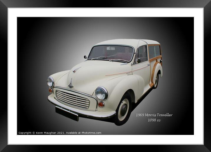 1969 Morris Traveller Framed Mounted Print by Kevin Maughan