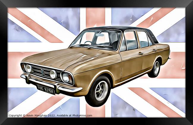The Golden Era of Ford Cortina Framed Print by Kevin Maughan