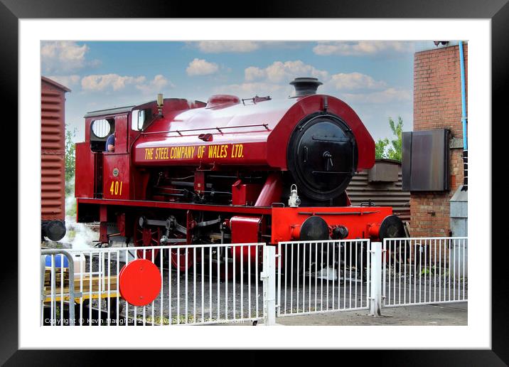 Steam Locomotive No. 401 Thomas Burt (1) Framed Mounted Print by Kevin Maughan
