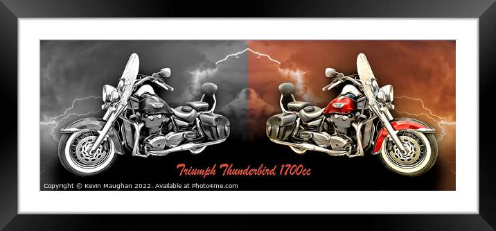 Thunderbird 1700cc: A Roaring Beauty Framed Mounted Print by Kevin Maughan
