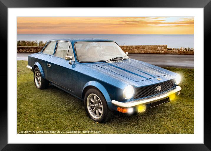 1972 Gilbern Car Framed Mounted Print by Kevin Maughan