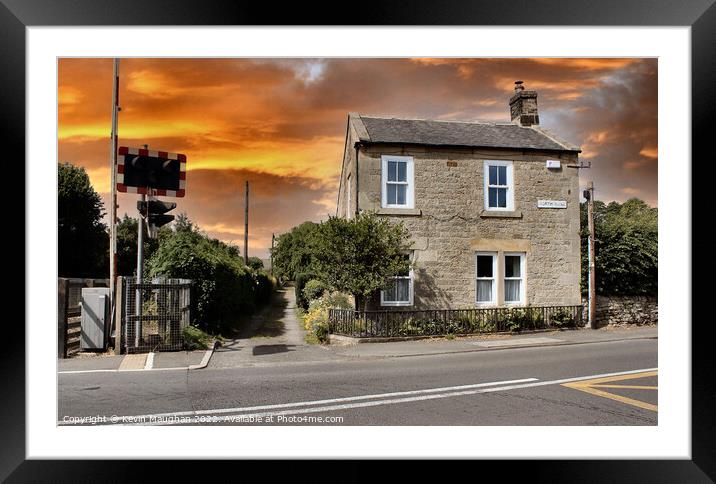 Stone Built House In Haydon Bridge Framed Mounted Print by Kevin Maughan