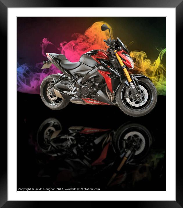 Reflection of Speed Framed Mounted Print by Kevin Maughan