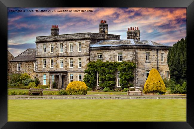 Timeless Elegance at Hexham House Framed Print by Kevin Maughan