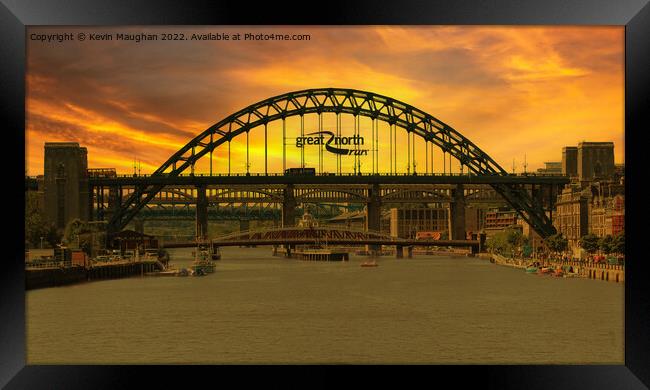 The Tyne Bridge Framed Print by Kevin Maughan