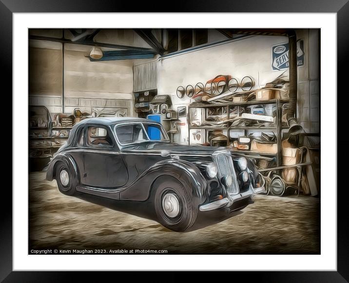 "Elegance in Motion" Framed Mounted Print by Kevin Maughan