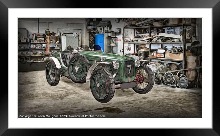 "Timeless Elegance: 1932 Austin Pocklington Specia Framed Mounted Print by Kevin Maughan