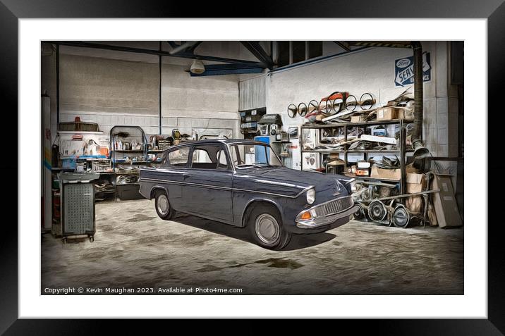 "Timeless Charm: A Vibrant Rendition of the 1965 F Framed Mounted Print by Kevin Maughan