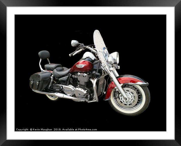 Triumph Thunderbird Framed Mounted Print by Kevin Maughan